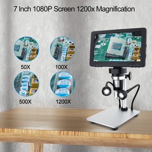 Microscopio digital HD de 7 pulgadas GD7010, microscopio electrónico 1200 veces, microscopio de reparación de teléfonos móviles - Product Image 3