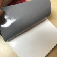 NCF 120g 0.08mm blanc noir gris rouleaux de vinyle auto-adhésifs enlèvement de la colle forte sans bulles d'air papier imprimable matériel