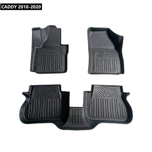 Tapetes de Auto 3D Premium de TPE, Moldeados a Medida, Impermeables, Antideslizantes, Fáciles de Limpiar, para Todo Clima, para <span class=keywords><strong>CADDY</strong></span> 2010-2020 - Product Image 1
