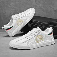 Chaussures décontractées de luxe pour hommes, baskets respirantes à lacets pour le streetwear quotidien et l'été