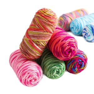 Hilo Acrílico Mezclado <span class=keywords><strong>de</strong></span> 25g, Colorido, <span class=keywords><strong>de</strong></span> 5 Capas, Material <span class=keywords><strong>de</strong></span> Algodón <span class=keywords><strong>de</strong></span> Leche, Kit para Tejer a Mano, Hilo <span class=keywords><strong>de</strong></span> Grosor Medio, <span class=keywords><strong>Venta</strong></span> Transfronteriza - Product Image 5