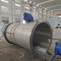 Secador de paletas rotativas horizontal de acero inoxidable con control PLC para producción de biodiésel a partir de madera