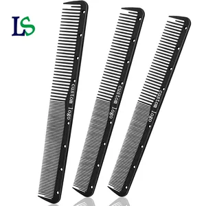 Hot sale Custom Logo Hairdressing Cutting Combs Barber Styling Salon Plastic Combs