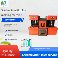 Máquina Semiautomática de Moldeo por Soplado de Botellas de Aceite de 25L. Maquinaria de Moldeo por Soplado por Estiramiento. Máquina Semiautomática de Moldeo por Soplado por Estiramiento