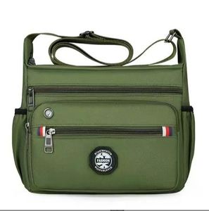 Borsa a Tracolla Impermeabile Unisex in Oxford, Borsa Sportiva Nera da Palestra, Messenger Bag per Uomo - Product Image 2