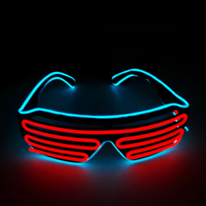 Lunettes LED éclairer <span class=keywords><strong>les</strong></span> nuances clignotant Rave fête de mariage lunettes lumineux brillant nuit spectacles décors activités fourniture de noël - Product Image 3