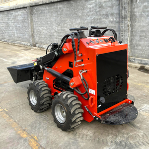 Minicargadora Multifuncional con Ruedas y Mezcladora de Cemento, Cucharón <span class=keywords><strong>para</strong></span> Concreto, <span class=keywords><strong>para</strong></span> Trabajos de Construcción, Nueva - Product Image 3