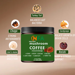 El café de hongos OEM ODM con suplementos herbales apoya la defensa inmune y la función antioxidante del café - Product Image 5