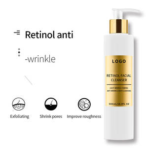 Productos ordinarios para la piel, <span class=keywords><strong>limpiador</strong></span> facial, exfoliante y suavizante sin sulfato y manteca de karité y retinol, <span class=keywords><strong>limpiador</strong></span> facial de etiqueta privada - Product Image 2