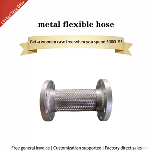 스테인리스 스틸 브레이디드 플렉시블 메탈 호스 304 304L 316 316L 플랜지 저압 페인팅 부식 방지 급수 호스 - Product Image 3
