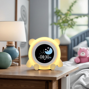 Groothandel Slimme Alarmklokken Kinderen Kleine Klok Cartoon Slaapkamer Bedlampje Slaaptrainer Digitale Klokken Leveranciers - Product Image 1