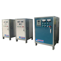 Chaudière à eau chaude à induction électromagnétique automatique, chaudière électrique verticale à tubes d'eau personnalisée OEM pour le chauffage commercial