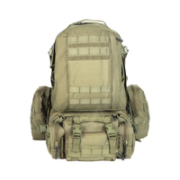 Sac tactique imperméable à la mode, nylon 500D, sac tactique 4 en 1