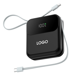 พาวเวอร์แบงค์ 10000mAh 20000mAh 22.5W PD ชาร์จเร็ว พร้อมหน้าจอ LED แสดงผล แบตเตอรี่สำรอง พร้อมพอร์ต USB Type C คู่ และสายชาร์จแบบ Fruit Cable - Product Image 5