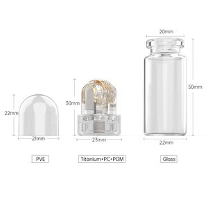 Rullo Idro-Microneedle 0.5mm con Acido Ialuronico e Vitamina C, <span class=keywords><strong>Derma</strong></span> <span class=keywords><strong>Roller</strong></span> Anti-Età, Anti-Rughe e Anti-Acne, Strumento di Bellezza - Product Image 6