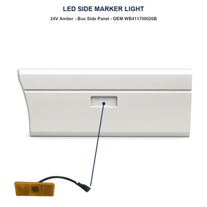 Feu de position latéral LED WB411700026B 24V 27W <span class=keywords><strong>Orange</strong></span>, pièce de rechange neuve pour bus Zhongtong Kinglong Higer - Product Image 4