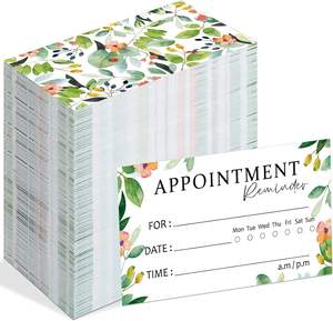 Cartes de rappel de rendez-vous Salon de coiffure Cartes de visite de rendez-vous Cartes de rendez-vous suivantes Toilettage Massothérapeute Bureau dentaire - Product Image 1