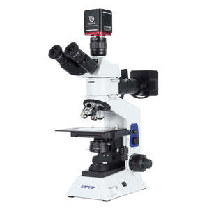 <span class=keywords><strong>Microscope</strong></span> métallurgique BH200M-4KA, éclairage réfléchi et transmis pour l'observation des échantillons en champ clair et en champ sombre - Product Image 1