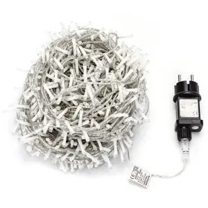 Cadenas de luces LED de bajo voltaje - 500 luces RGBY - 50m + - 10cm entre LEDs - cable transparente - IP44 - 8 modos de iluminación - Product Image 3