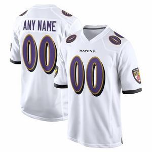 Großhandel American Football Jersey Hochwertige bestickte genähte Baltimore Nfling All Player Print Tops Sport Plus Size - Product Image 4