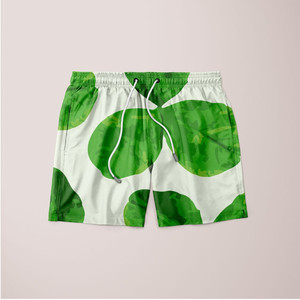 Pantaloncini con motivo a foglie - Product Image 1