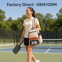 Sac de transport pour raquette de pickleball, sac fourre-tout imperméable en Oxford, grande capacité, avec poche dédiée pour les chaussures, possibilité d'ajouter un logo, vente en gros OEM