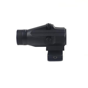 Mira Laser de Ponto Vermelho em Alumínio com Ampliação de 3x para Uso Externo Espelho Preto - Product Image 5