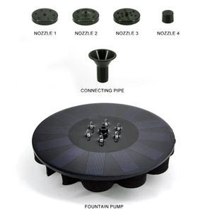 Năng Lượng Mặt Trời Đài Phun Nước Bơm Lights LED <span class=keywords><strong>Floating</strong></span> Vườn Thác Nước Hồ Bơi Pond Đèn Đầy Màu Sắc Chìm Cho Ngoài Trời Yard Bird Bath - Product Image 5