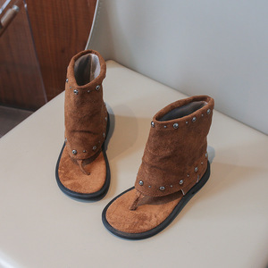 <span class=keywords><strong>Sandales</strong></span> d'été pour filles 2026 : Nouvelles bottes à rivets tendance, design moderne, <span class=keywords><strong>sandales</strong></span> pour enfants - Product Image 2
