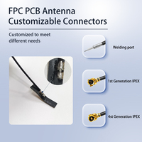Antenne interne flexible personnalisable Wifi Bt Ble 2.4g 5.8g 2.4ghz 5.8ghz Lora 4g Antenne intégrée Pcb Flexible Fpc