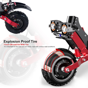 Patinete Eléctrico Todoterreno Dualtron de 11 Pulgadas, 60V/72V, 2800W, Alta Velocidad, Almacén Europeo, Scooter Eléctrico de 11 Pulgadas para Adultos V5 - Product Image 5