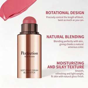 Perfection Soft Dewy Cream Blush Stick 06 Obsesionado Maquillaje Facial - Product Image 6