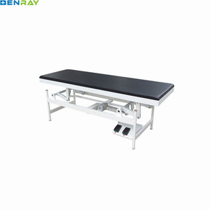 BR-ECB01 GuangZhou Pulver-beschichtete Stahl weiß rahmen medizinische tragbare tisch patient prüfung coach - Product Image 3