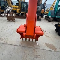 En stock : Excavatrice sur chenilles HITACHI 55 d'occasion avec système hydraulique d'origine pour travaux de terrassement à petite échelle