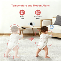 Prix usine sans fil numérique 2.4ghz Radio bébé moniteur 2 voies bébé appel moniteur 5 "720p 1080 Hd Mobile App gratuit bébé moniteur