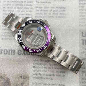 Pièces de montre de luxe personnalisées, accessoires pour montres, 40 mm, acier inoxydable 316l, mouvement NH35 NH36 8215 <span class=keywords><strong>ETA</strong></span> <span class=keywords><strong>2824</strong></span>, verre saphir, boîtier de montre - Product Image 2