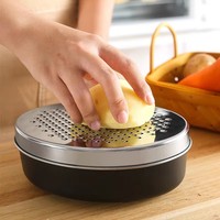 2-in-1 fijne kaasrasp, perfect voor harde parmezaanse kaas, gember en groenten.