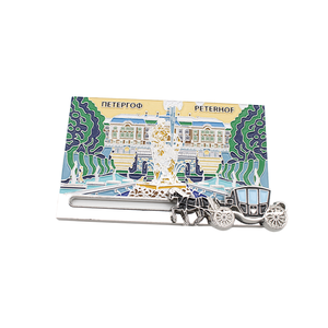 หรูหราเลื่อน Peterhof Carriage โลหะรัสเซียตู้เย็นแม่เหล็ก st.petersburg ของที่ระลึก - Product Image 2