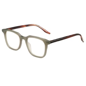 Qianai Anti-lumière bleue, monture de lunettes carrée, monture intégrale, unisexe, lentilles en verre anti-UV, O4 16006 - Product Image 1