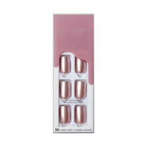 Logotipo personalizado Point Pink 30 Nails Prep Pad Manicure Stick Short Squoval Shape No Glue Mani Press on Nails <span class=keywords><strong>Uñas</strong></span> <span class=keywords><strong>postizas</strong></span> - Product Image 5