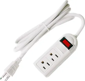 American 6AC Outlet Power Strip Surge Protector Socket