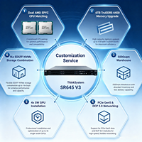 Serveur rackable double socket AMD EPYC SR645 V3 6 To TruDDR5 6400 MHz 16x EDSFF NVMe 4x GPU pour l'analyse de données IA
