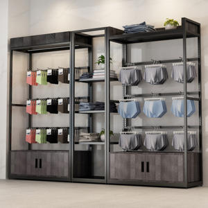 YIHE 블랙 다기능 의류 랙 의류 소매 의류 선반 의류 디스플레이 랙 의류 가구 코트 스탠드 - Product Image 4