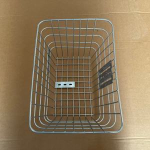 Panier avant de vélo en fil métallique durable avec support de montage stable pour les trajets scolaires et les courses - Product Image 1