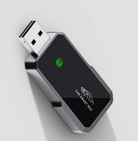 Adaptateur CarPlay sans fil Fuallwin, USB Plug & Play, double connexion Wi-Fi 5 GHz pour Apple iPhone et Android, garantie 1 an