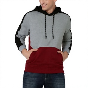 Winter Wear Hot Sale Customized Logo <b>Men's</b> <b>Hoodie</b>-Polyester/Cotton Fleece Breathable Solid Color Reasonable Price - Product Image 1