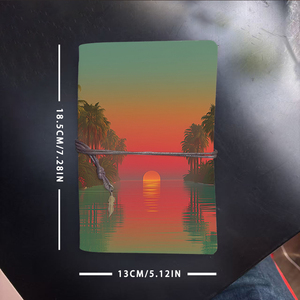 A6 fait à la main beau cahier merveilleux cadeau de Thanksgiving pour les grands-parents adapté à la collecte d'<span class=keywords><strong>histoires</strong></span> avec des palmiers Su - Product Image 6