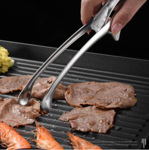 Großhandelsprodukte 304 Edelstahl-Essenszange Küchen-Servierzange für BBQ Salat Buffet Kochen Robust Rutschfester Griff - Product Image 5