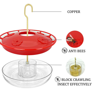 Comedero para Pájaros Suspendido de Plástico con Fuente de Agua para Uso en Exteriores, Fácil de Limpiar y Rellenar - Product Image 6