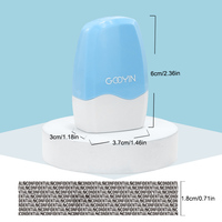 Tampon encreur portable de protection de la vie privée, rechargeable, pour masquer les données personnelles